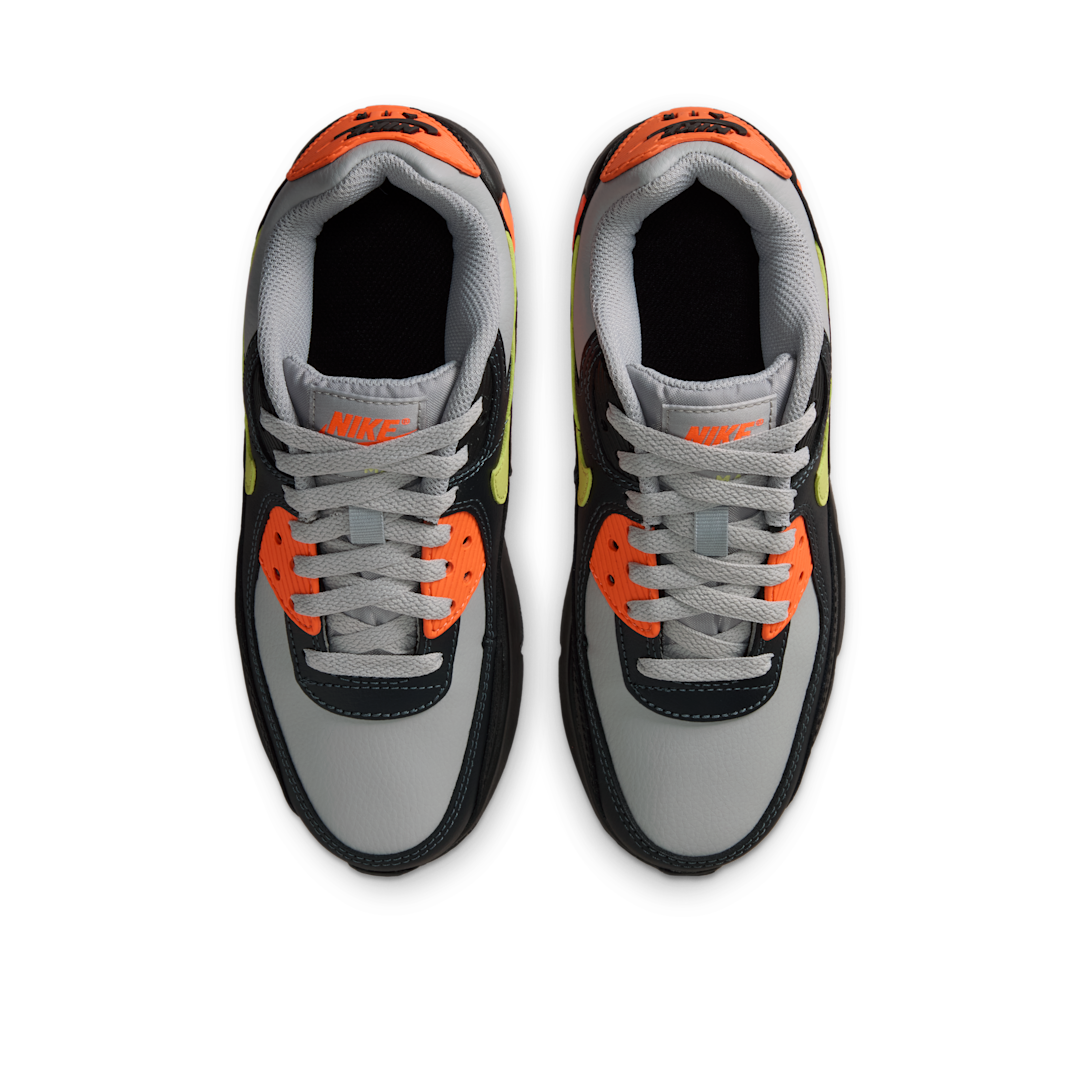 Overkicks - Nike Air Max 90 LTR Light Smoke Grey Hyper Crimson (CD6864-033) - par completo