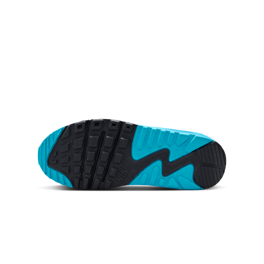 Overkicks - Nike Air Max 90 LTR Platinum Tint Blue Lightning (CD6864-034) - detalle suela