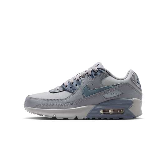 Overkicks - Nike Air Max 90 LTR Wolf Grey Stealth Armory Blue (CD6864-032) - vista lateral