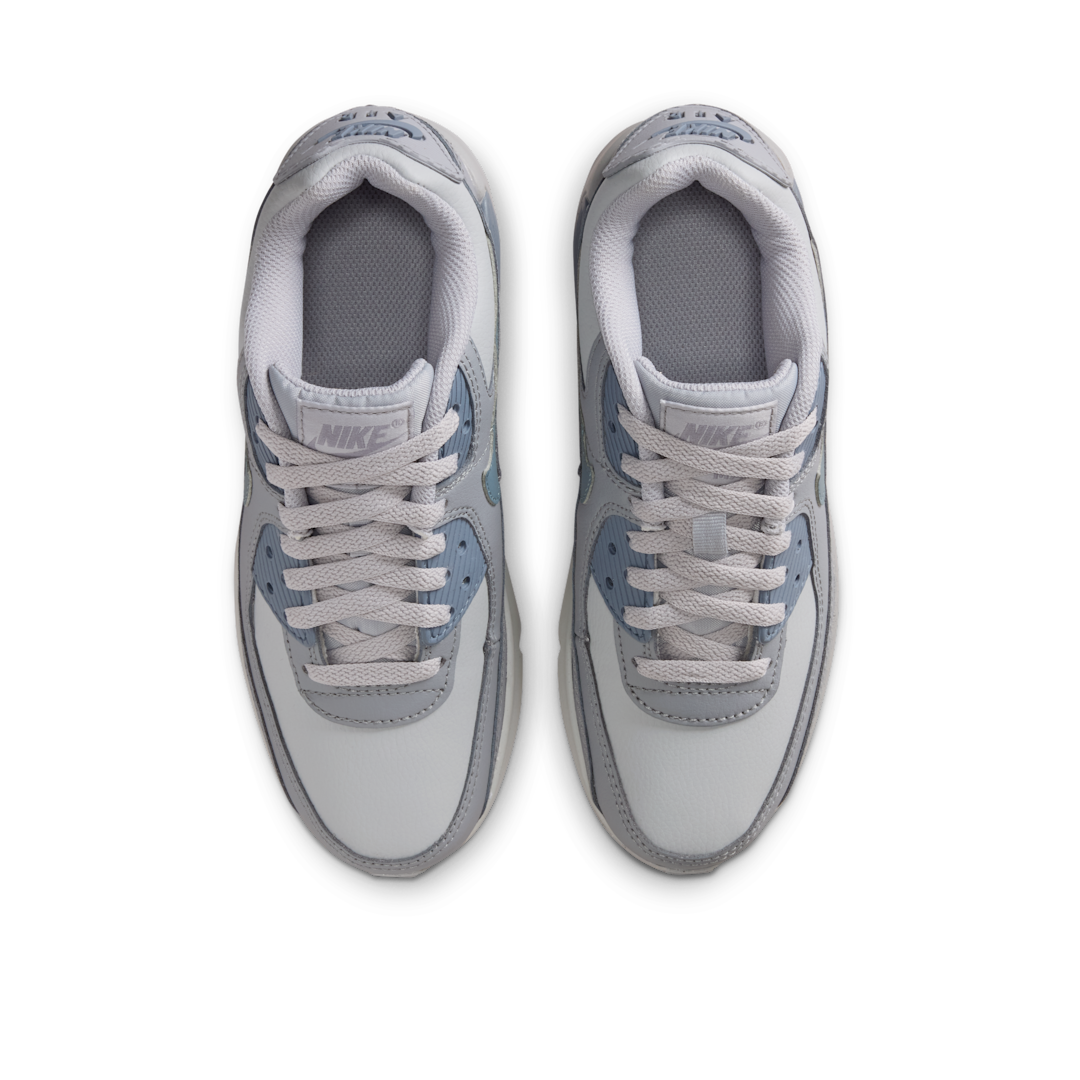 Overkicks - Nike Air Max 90 LTR Wolf Grey Stealth Armory Blue (CD6864-032) - par completo