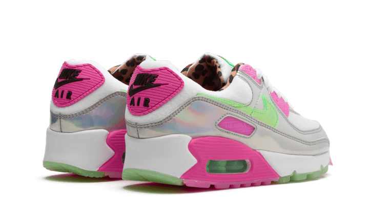 Overkicks - Nike Air Max 90 LX Daisy Leopard Iridescent (CQ2559-100) - par completo
