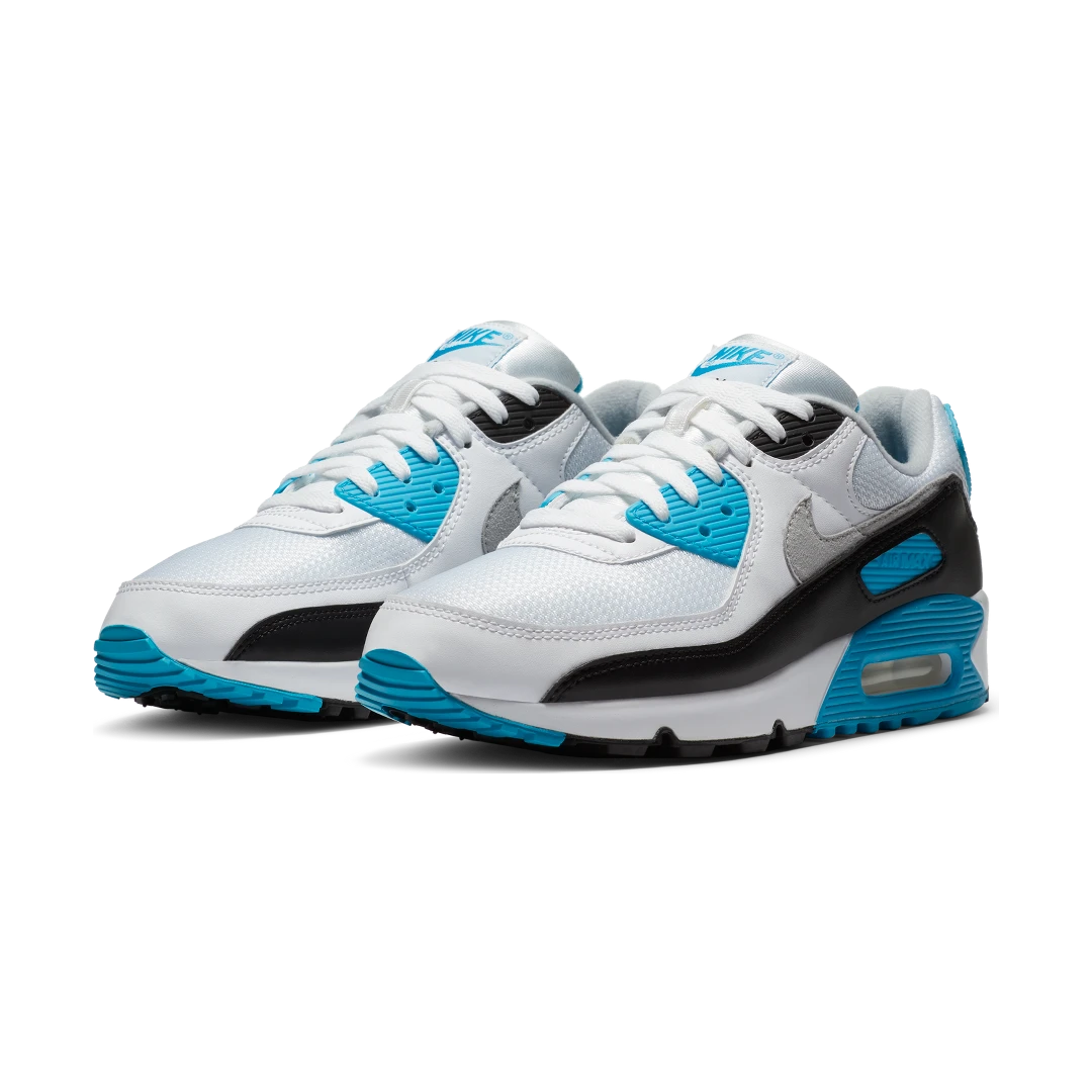 Overkicks - Nike Air Max 90 Laser Blue (2020) (CJ6779-100) - vista trasera