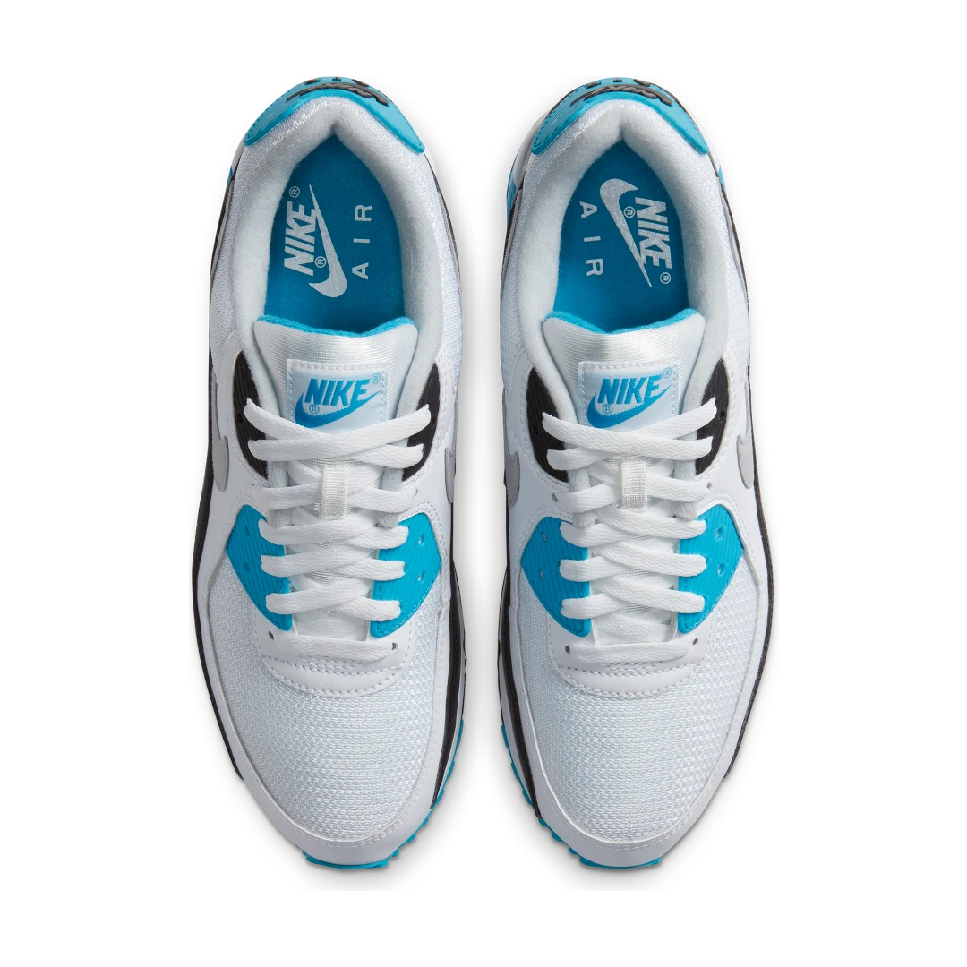 Overkicks - Nike Air Max 90 Laser Blue (2020) (CJ6779-100) - par completo