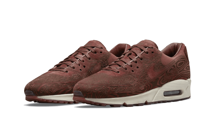 Overkicks - Nike Air Max 90 Laser Mahogany (DH4689-200) - vista trasera