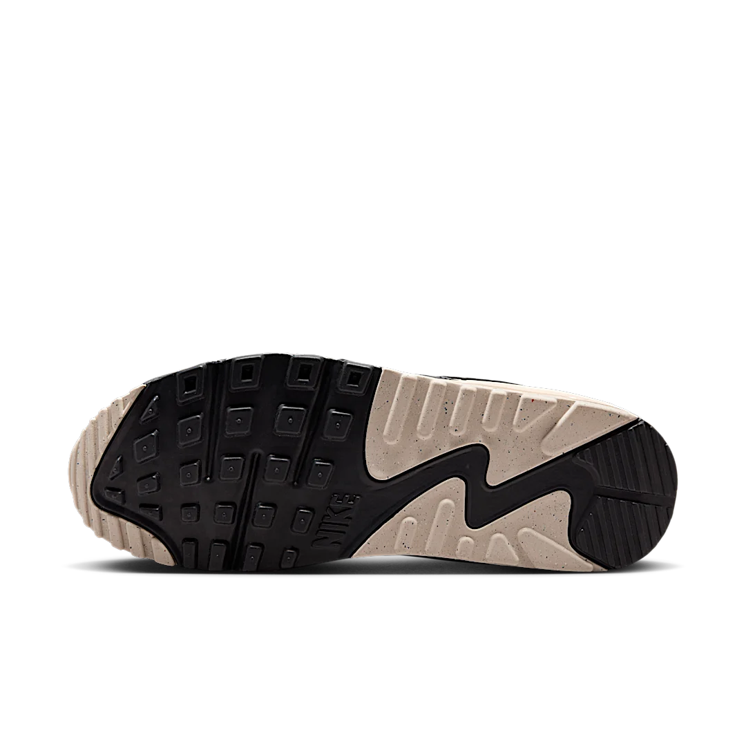 Overkicks - Nike Air Max 90 Leopard Sanddrift Black (IF1619-100) - detalle suela