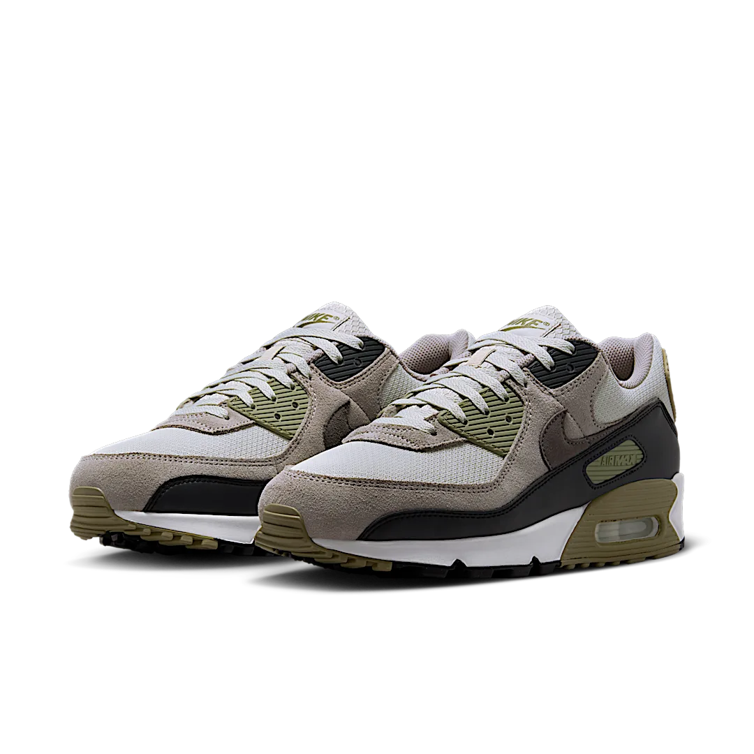 Overkicks - Nike Air Max 90 Light Bone Neutral Olive (DM0029-011) - vista trasera