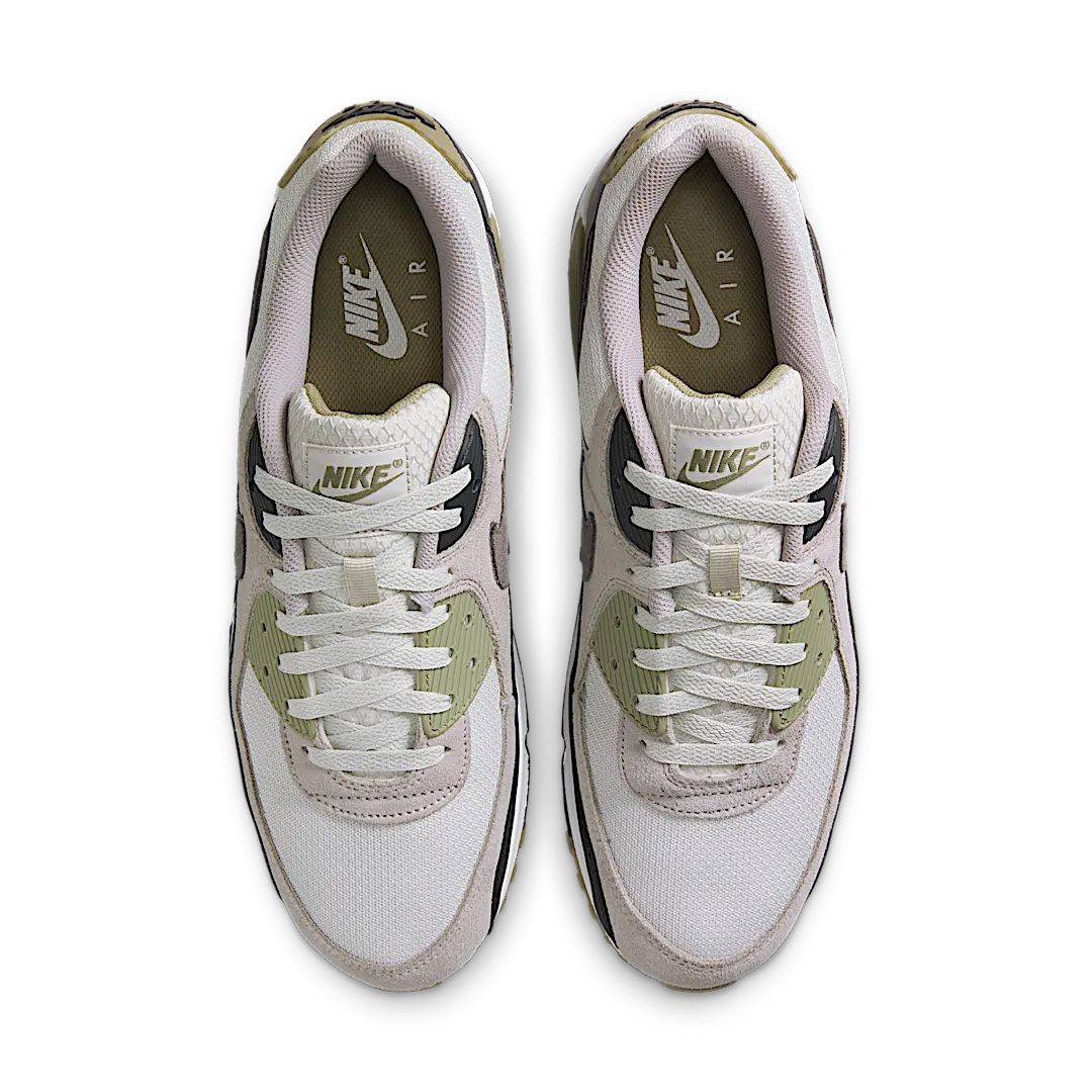 Overkicks - Nike Air Max 90 Light Bone Neutral Olive (DM0029-011) - par completo