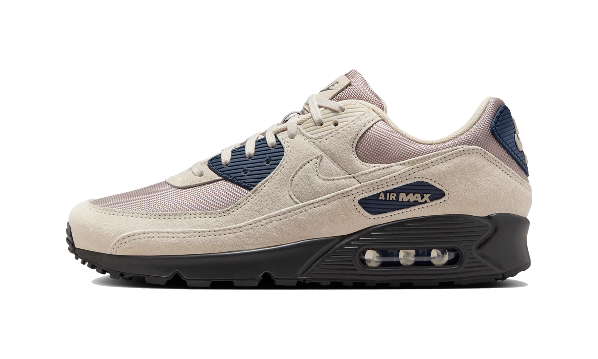 Overkicks - Nike Air Max 90 Light Orewood Brown Black (IB3077-100) - vista lateral