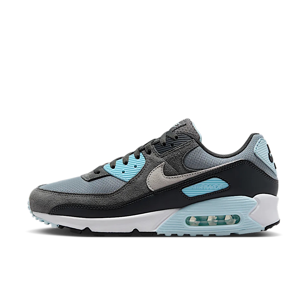 Overkicks - Nike Air Max 90 Light Pumice Smoke Grey (DM0029-009) - vista lateral