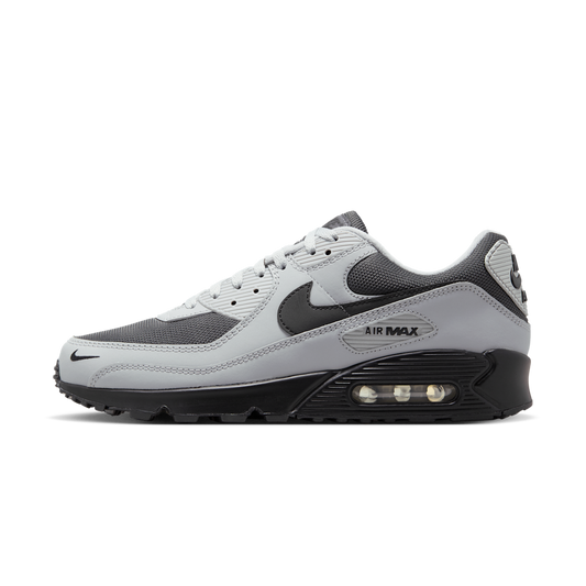 Overkicks - Nike Air Max 90 Light Smoke Grey Black (IM5989-077) - vista lateral