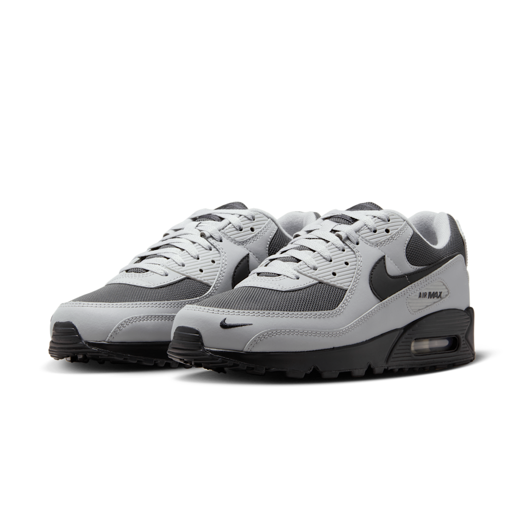 Overkicks - Nike Air Max 90 Light Smoke Grey Black (IM5989-077) - vista trasera