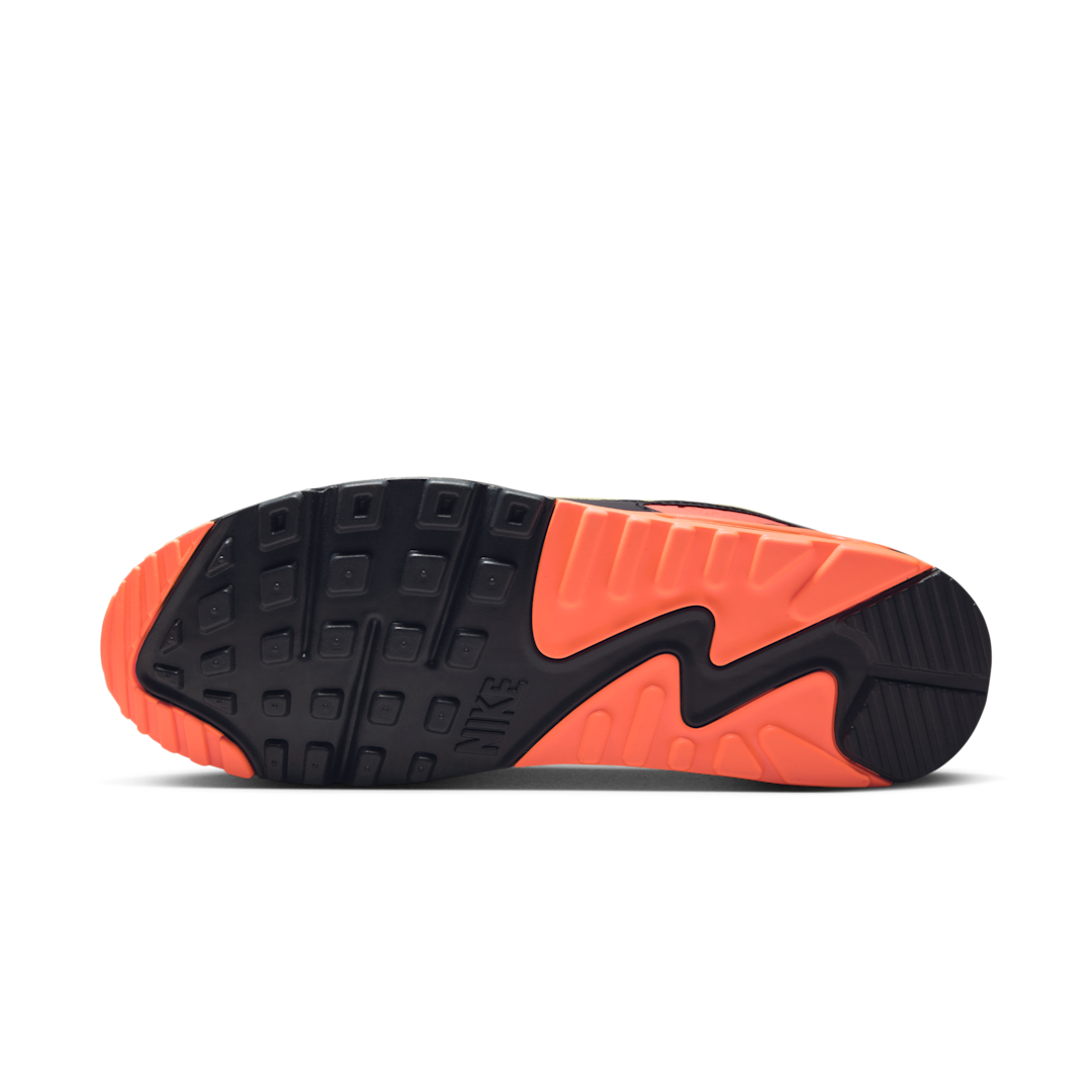 Overkicks - Nike Air Max 90 Light Smoke Grey Hyper Crimson Limelight (DM0029-018) - detalle suela