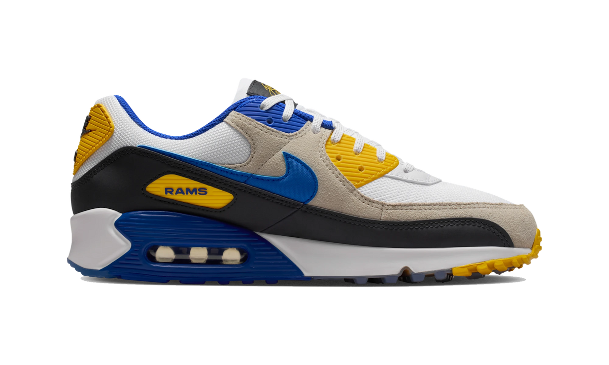 Overkicks - Nike Air Max 90 Los Angeles Rams (II7587-100) - detalle suela