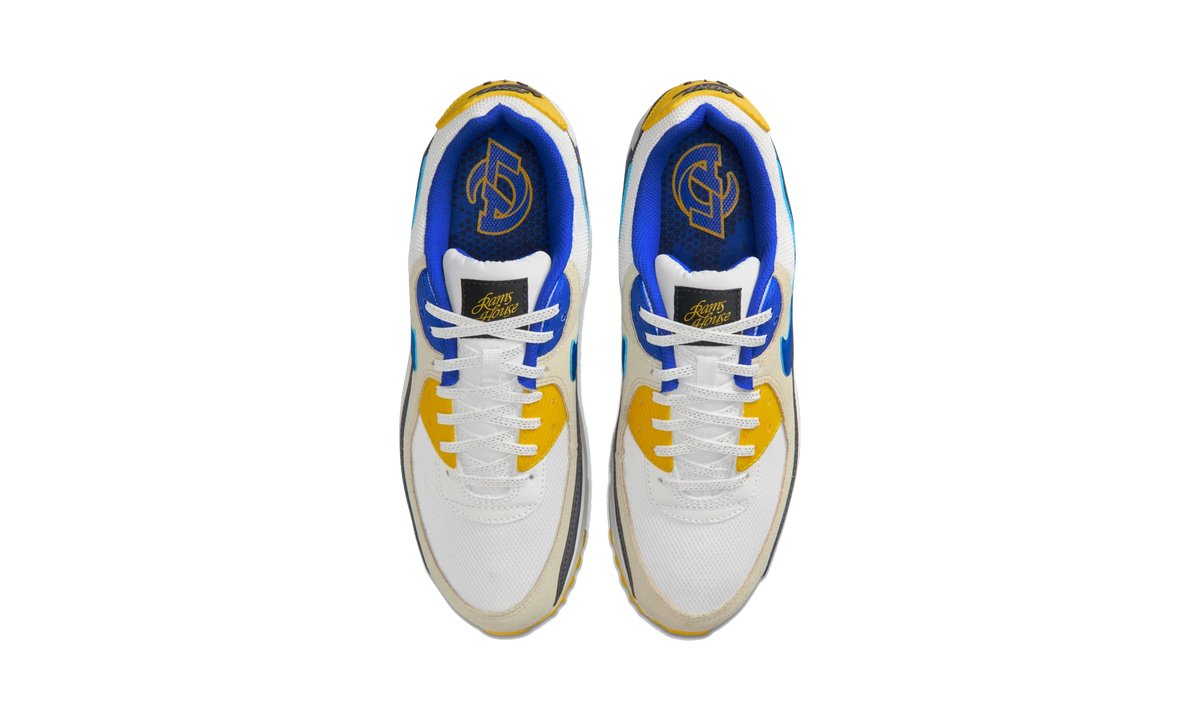 Overkicks - Nike Air Max 90 Los Angeles Rams (II7587-100) - vista superior