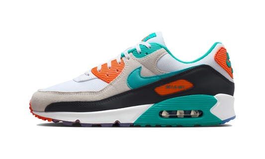 Overkicks - Nike Air Max 90 Miami Dolphins (II7590-100) - vista lateral