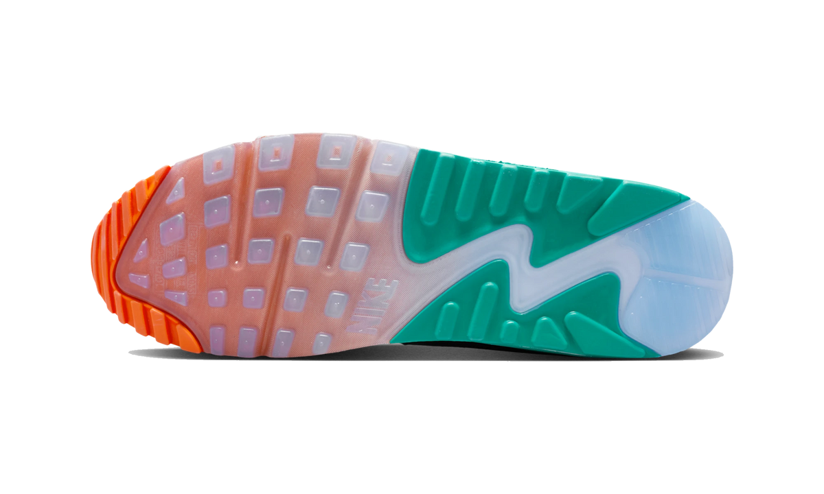 Overkicks - Nike Air Max 90 Miami Dolphins (II7590-100) - par completo