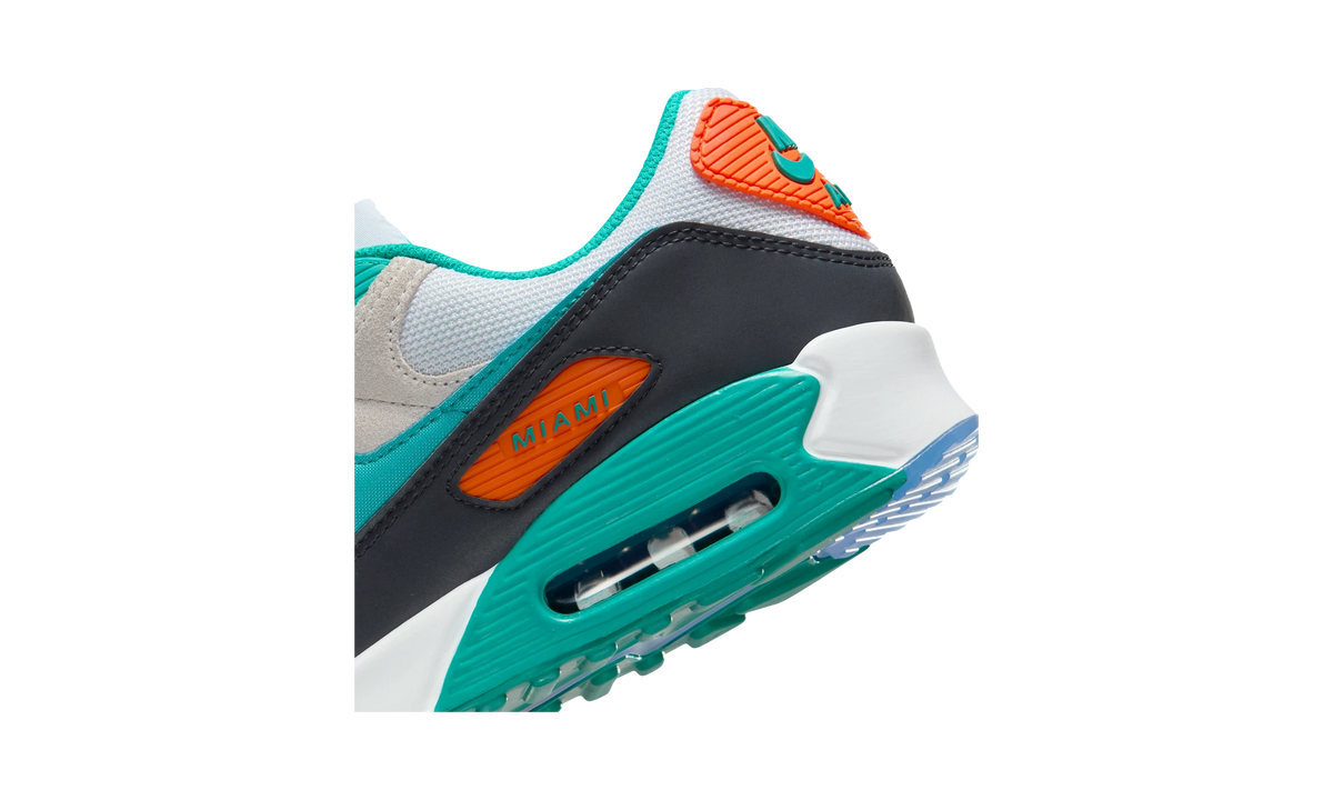 Overkicks - Nike Air Max 90 Miami Dolphins (II7590-100) - detalle