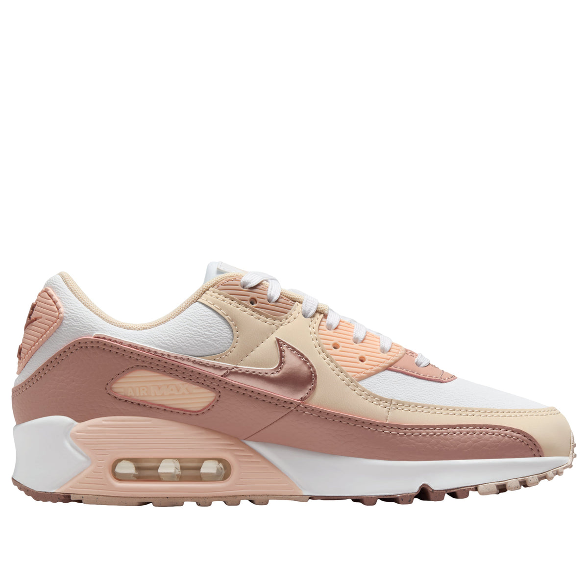 Overkicks - Nike Air Max 90 Next Nature Premium Washed Coral Particle Pink (Women's) (HQ1783-100) - imagen 6