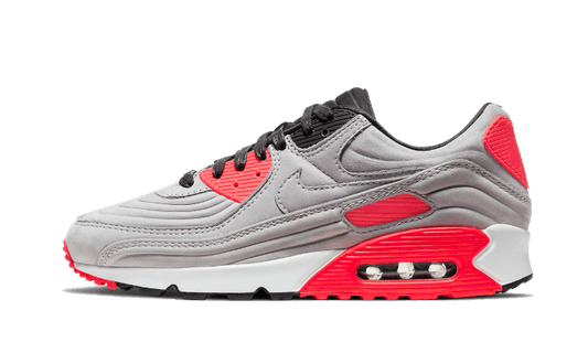 Overkicks - Nike Air Max 90 Night Silver Bright Crimson (CZ7656-001) - vista lateral