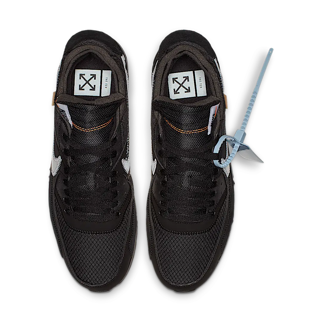 Overkicks - Nike Air Max 90 Off-White Black (AA7293-001) - par completo