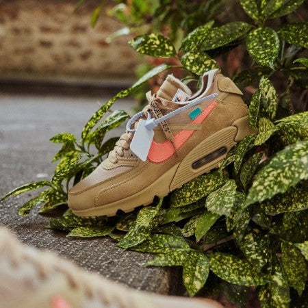 Overkicks - Nike Air Max 90 Off-White Desert Ore (AA7293-200) - caja