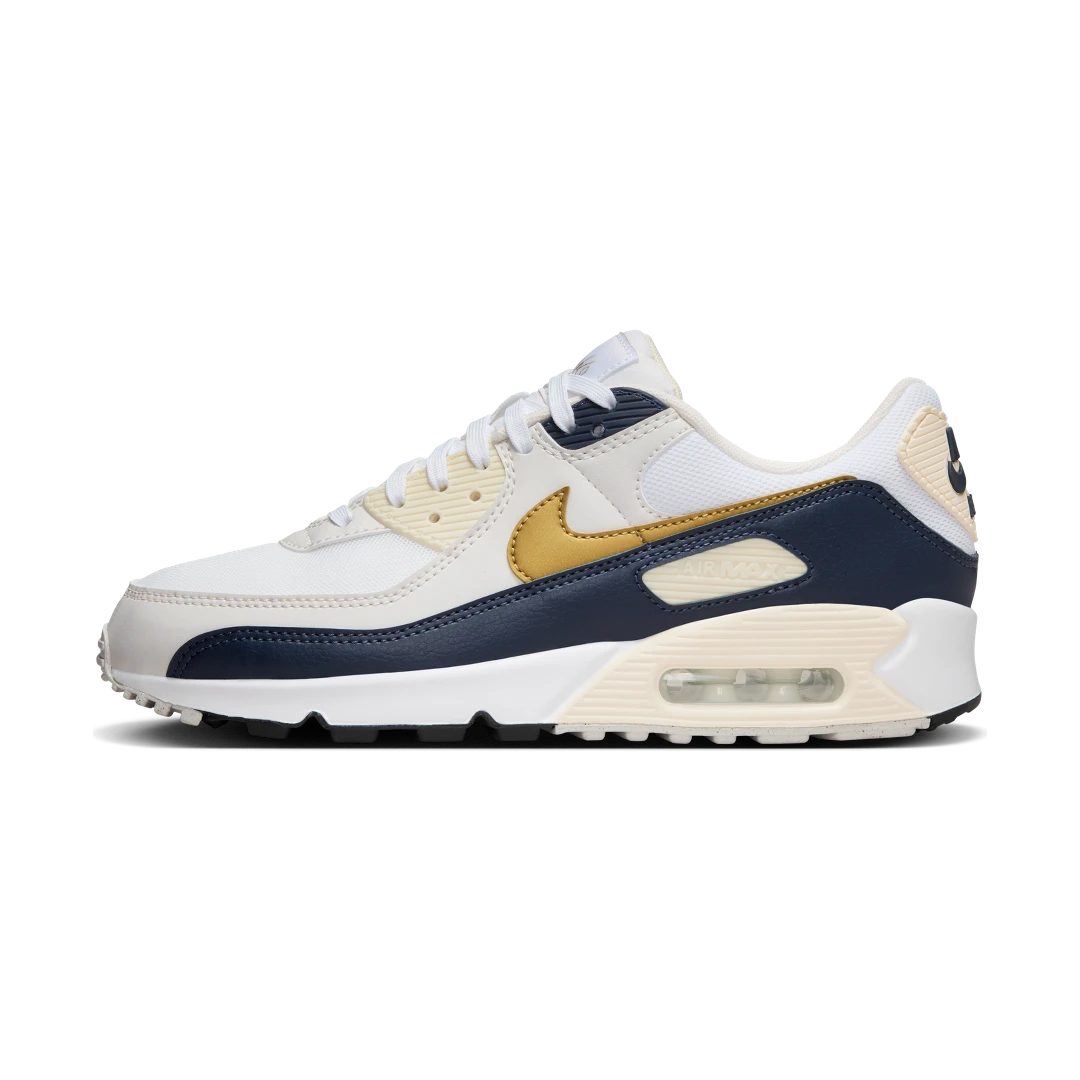 Overkicks - Nike Air Max 90 Olympic (2024) (HF3444-100) - vista lateral
