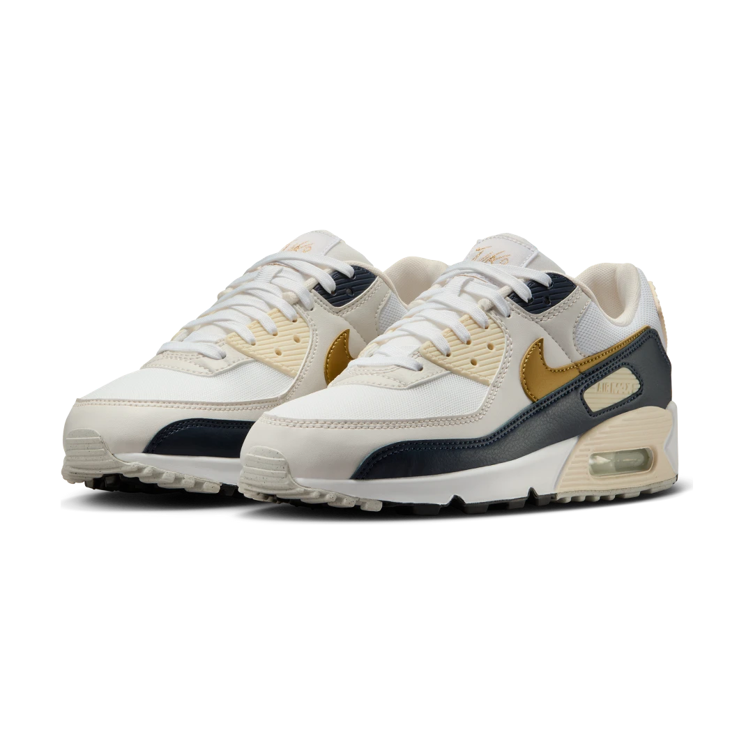 Overkicks - Nike Air Max 90 Olympic (2024) (HF3444-100) - vista trasera