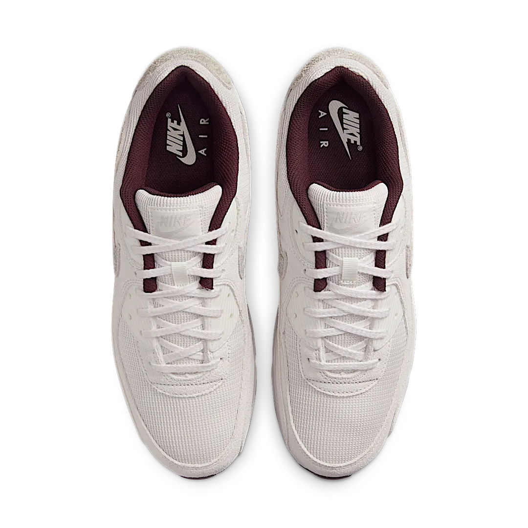 Overkicks - Nike Air Max 90 PRM Sail Burgundy Crush (HQ1712-001) - par completo