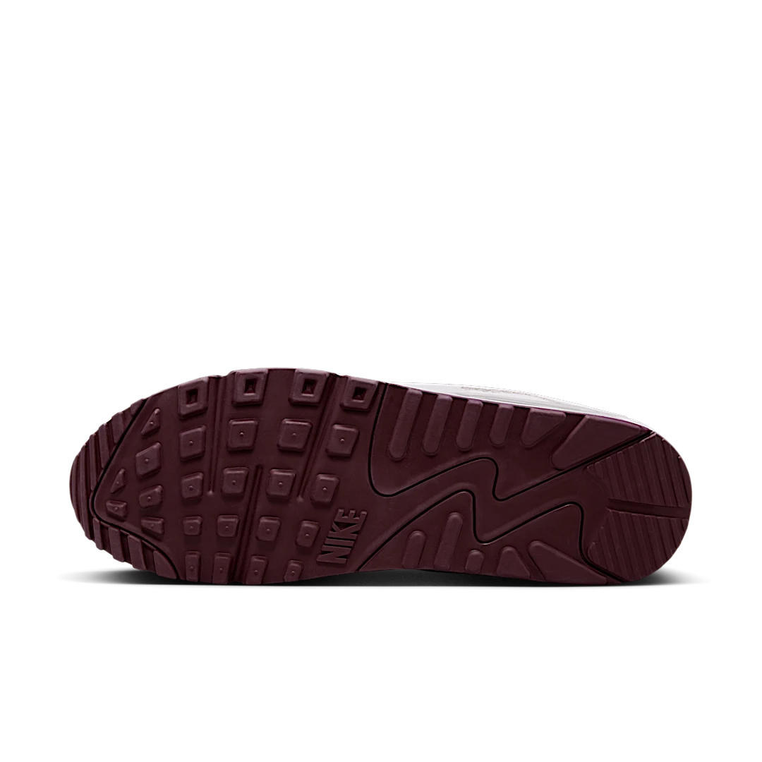 Overkicks - Nike Air Max 90 PRM Sail Burgundy Crush (HQ1712-001) - detalle suela