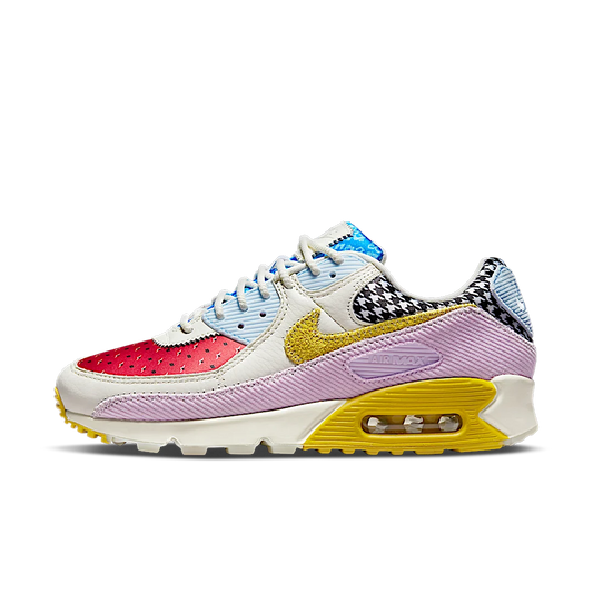 Overkicks - Nike Air Max 90 Patchwork (DM8075-100) - vista lateral