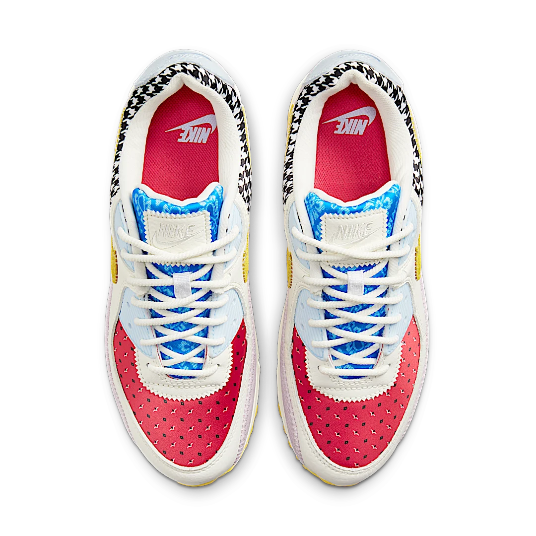Overkicks - Nike Air Max 90 Patchwork (DM8075-100) - par completo