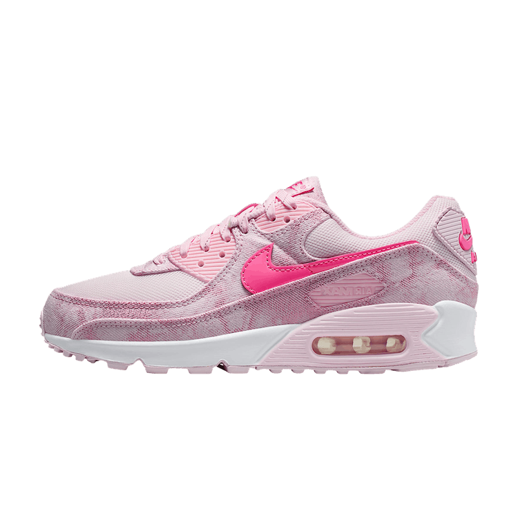 Overkicks - Nike Air Max 90 Pink Denim (Women's) (IR1975-663) - vista lateral