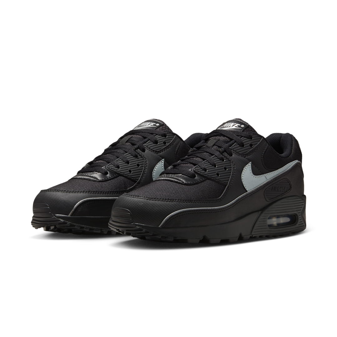 Overkicks - Nike Air Max 90 Premium Black Reflective (HV4517-002) - vista trasera