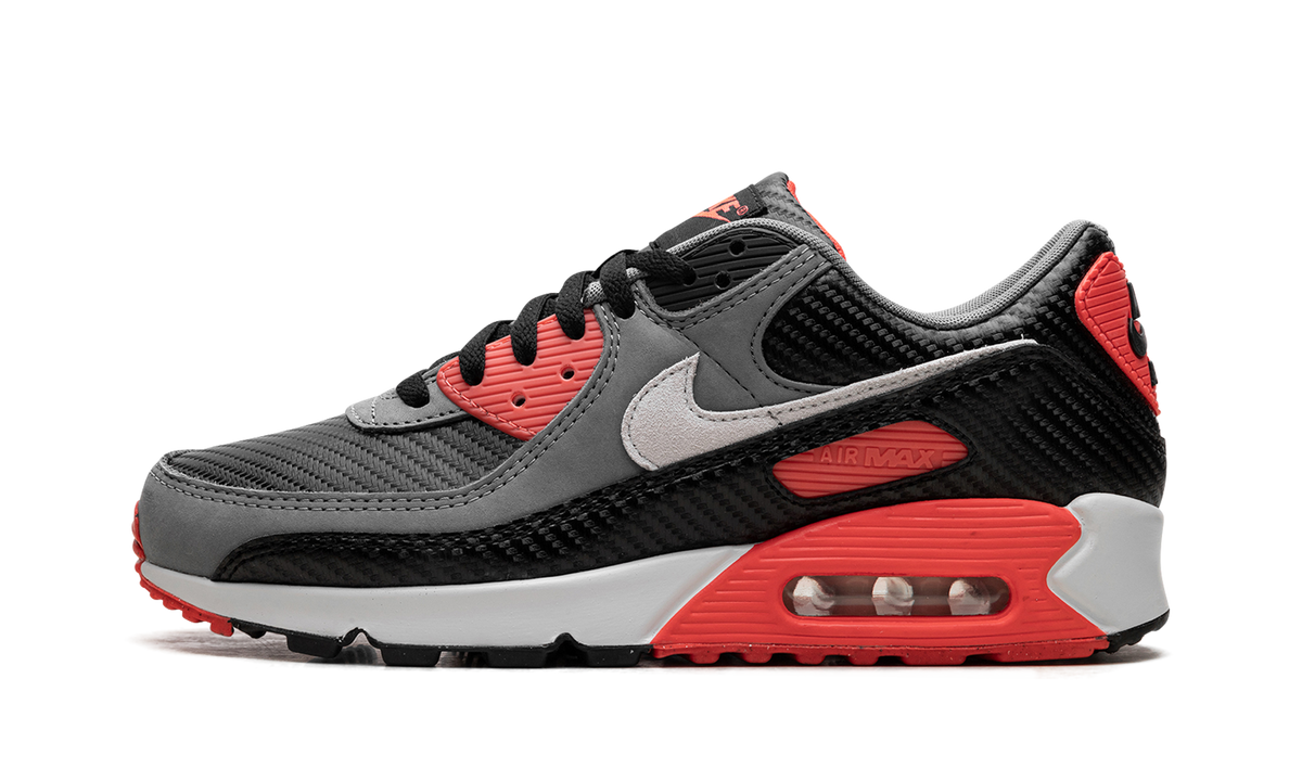 Overkicks - Nike Air Max 90 Premium Carbon Fiber Infrared (HM9432-001) - vista lateral