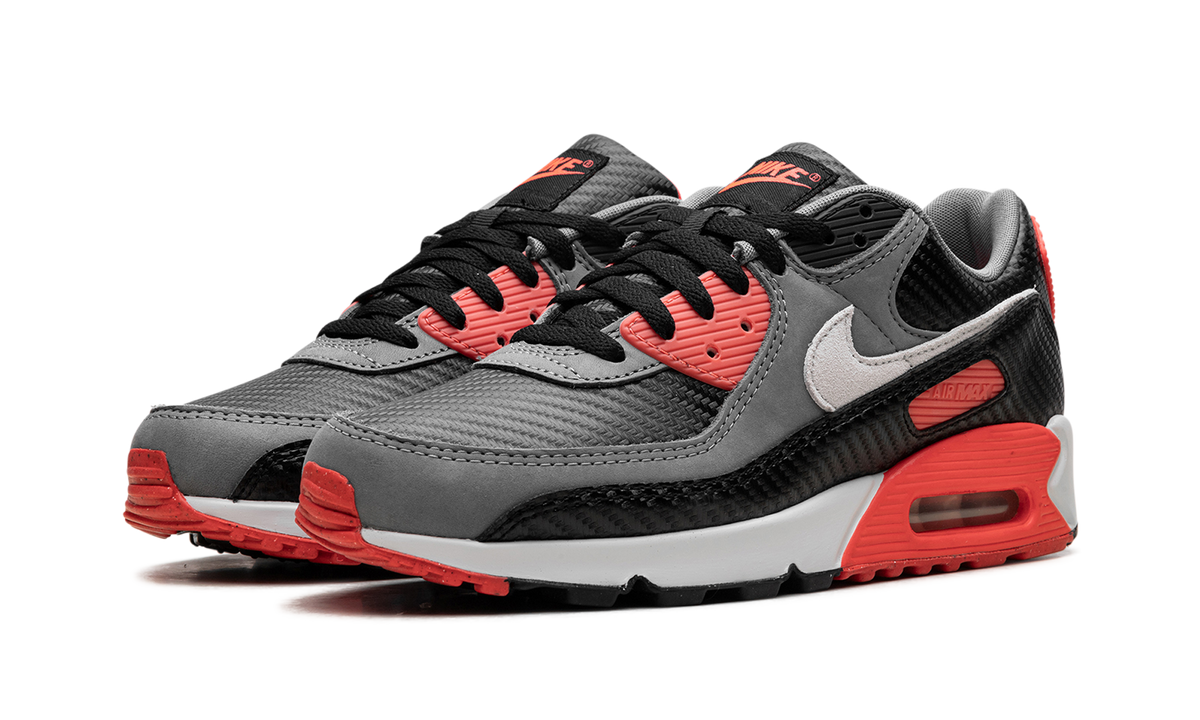 Overkicks - Nike Air Max 90 Premium Carbon Fiber Infrared (HM9432-001) - vista trasera