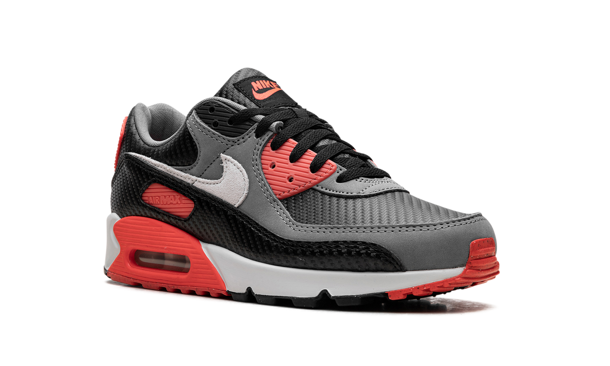 Overkicks - Nike Air Max 90 Premium Carbon Fiber Infrared (HM9432-001) - detalle lateral interior