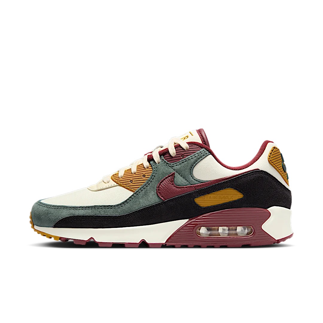 Overkicks - Nike Air Max 90 Premium Coconut Milk Vintage Green (HQ3609-113) - vista lateral