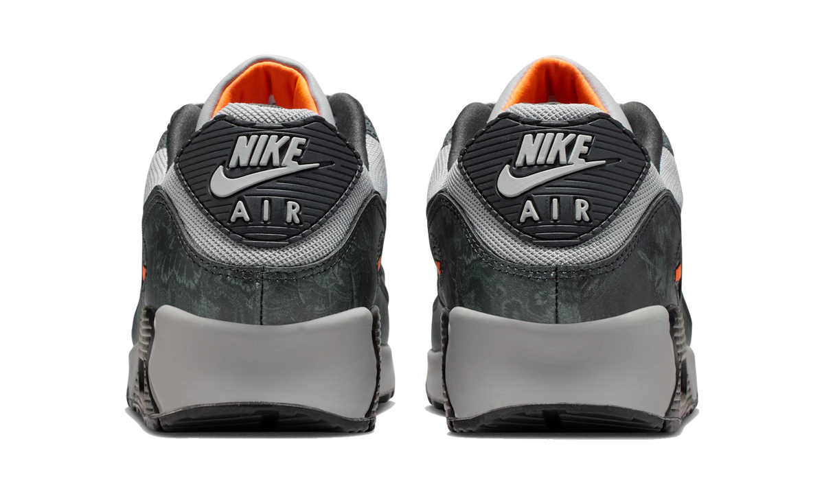 Overkicks - Nike Air Max 90 Premium Hyper Crimson Black (IQ0172-900) - detalle talón