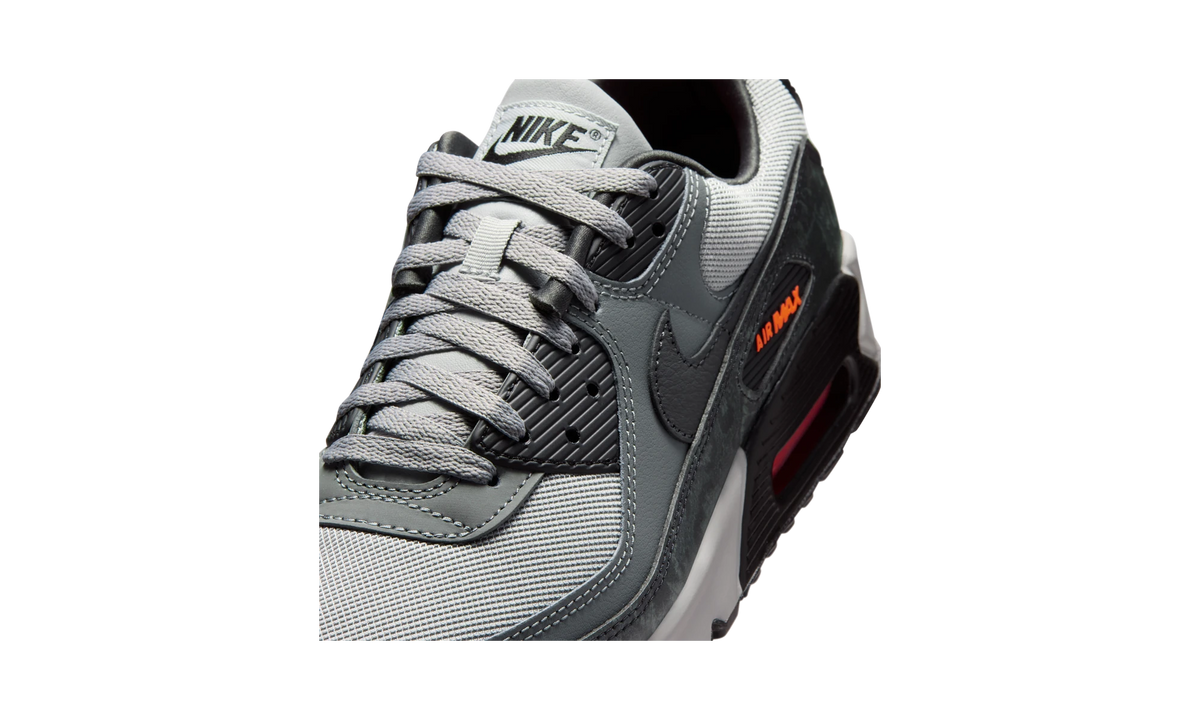 Overkicks - Nike Air Max 90 Premium Hyper Crimson Black (IQ0172-900) - detalle lateral interior