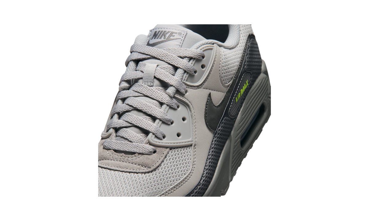 Overkicks - Nike Air Max 90 Premium Light Smoke Grey Volt (IM5759-004) - detalle lateral interior