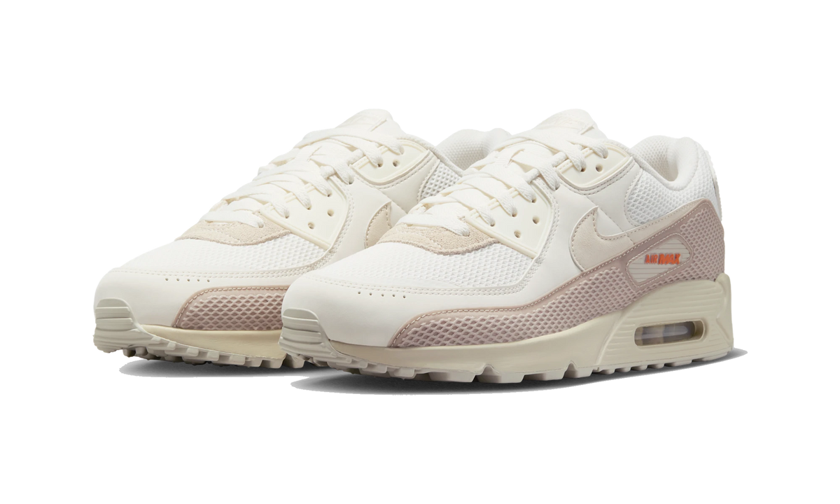 Overkicks - Nike Air Max 90 Premium Phantom/Cream II/Safety Orange/Light Orewood Brown (IM5759-001) - vista trasera