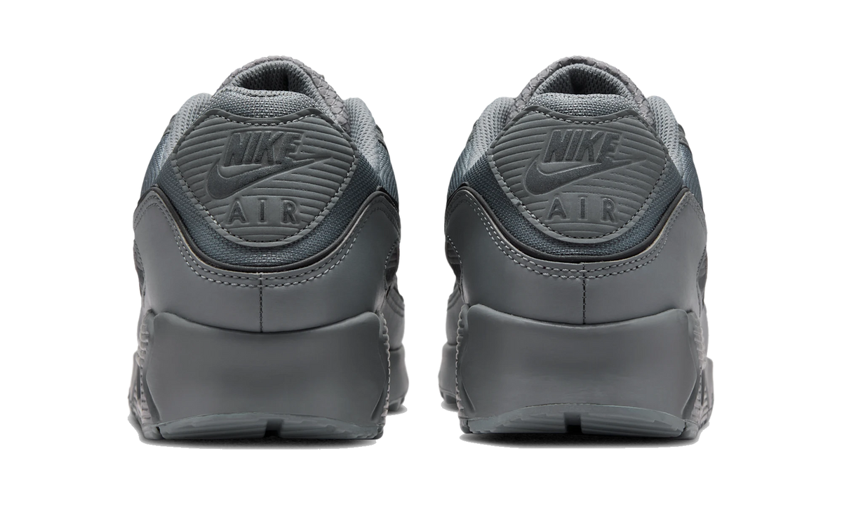 Overkicks - Nike Air Max 90 Premium Smoke Grey Black (HV4517-003) - detalle talón