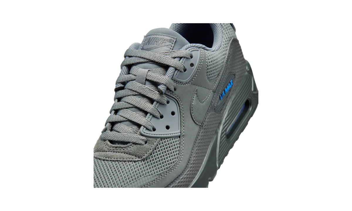 Overkicks - Nike Air Max 90 Premium Smoke Grey Blue Crystal (IM5759-002) - detalle lateral interior