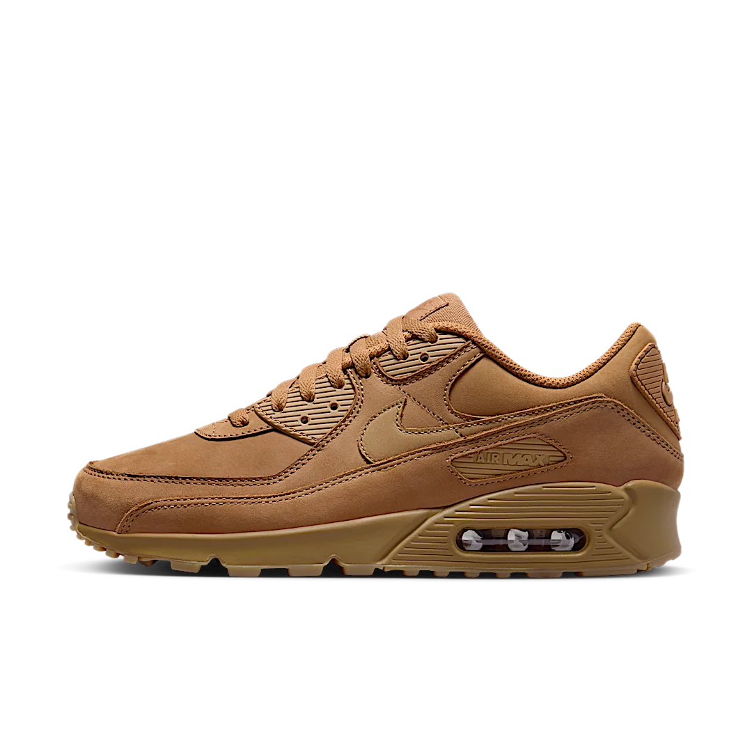 Overkicks - Nike Air Max 90 Premium Wheat (FZ5102-299) - vista lateral