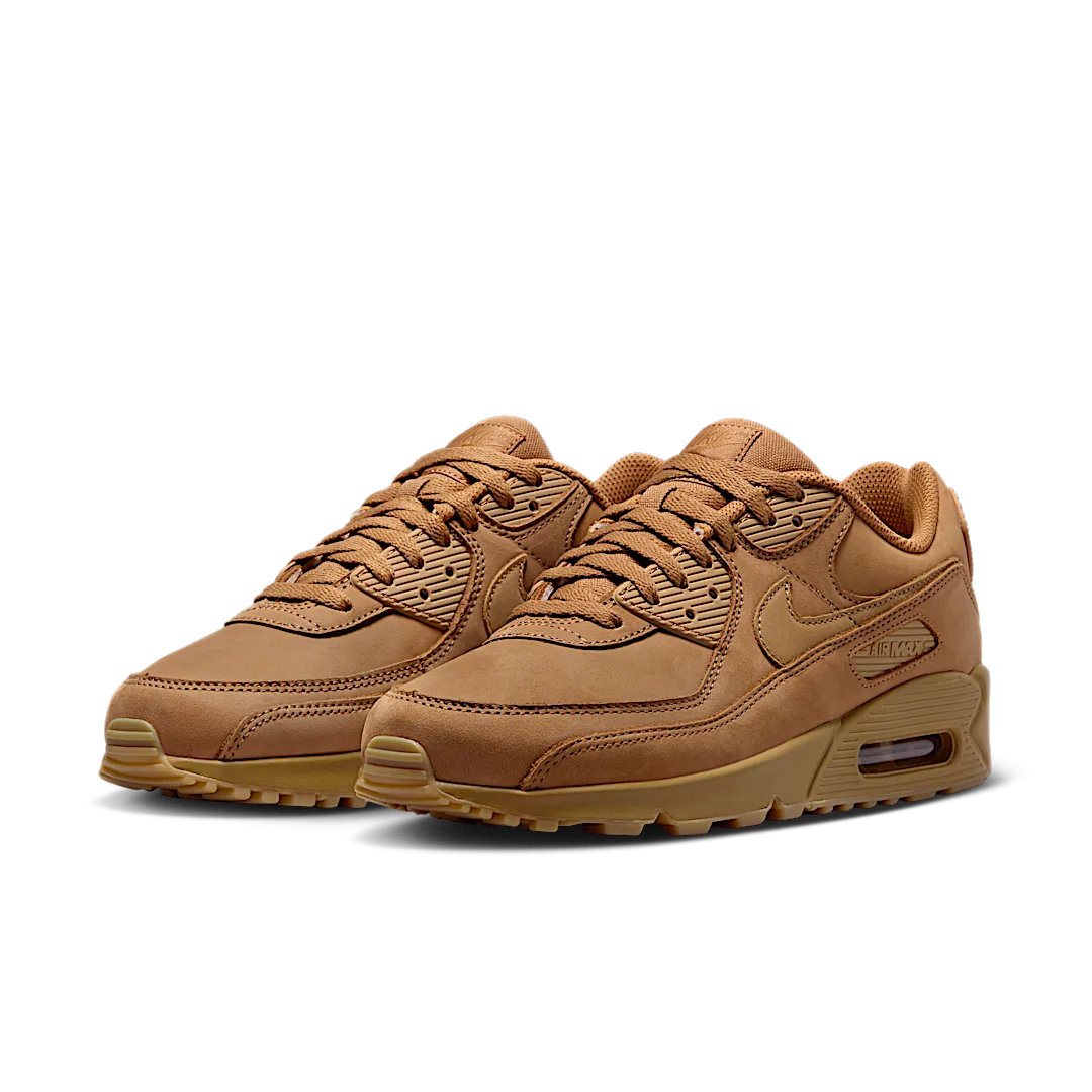 Overkicks - Nike Air Max 90 Premium Wheat (FZ5102-299) - vista trasera