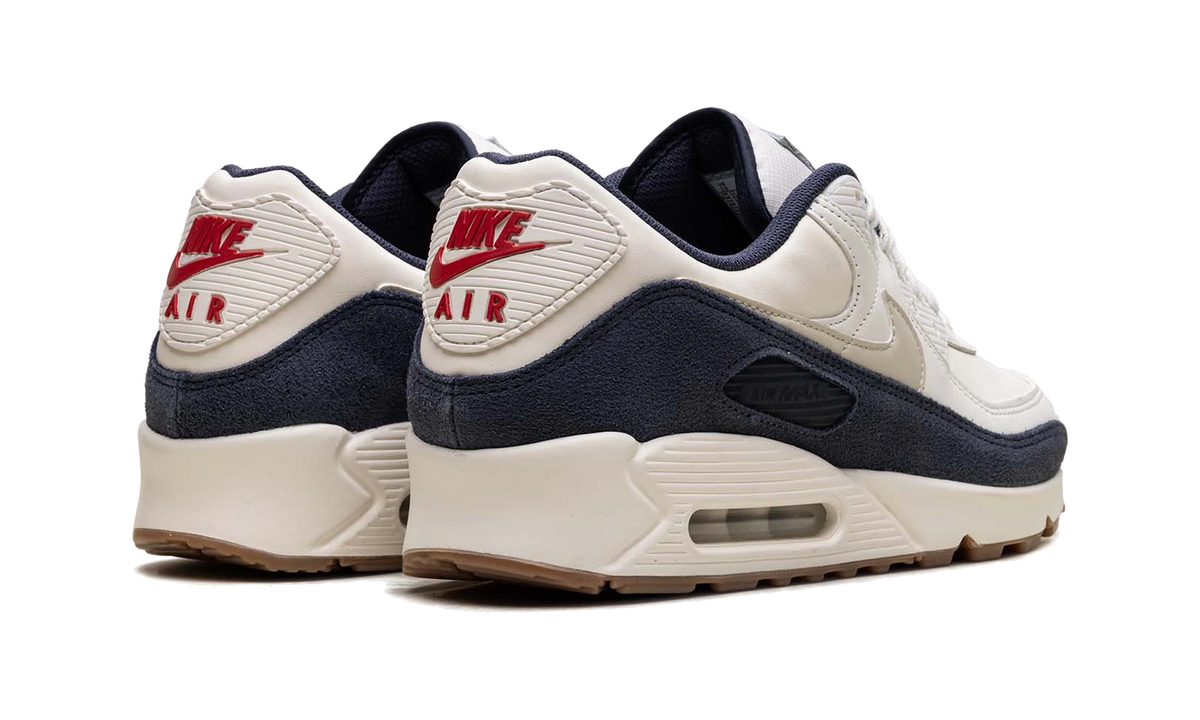 Overkicks - Nike Air Max 90 Rare Air Pale Ivory Thunder Blue (IH4379-110) - par completo