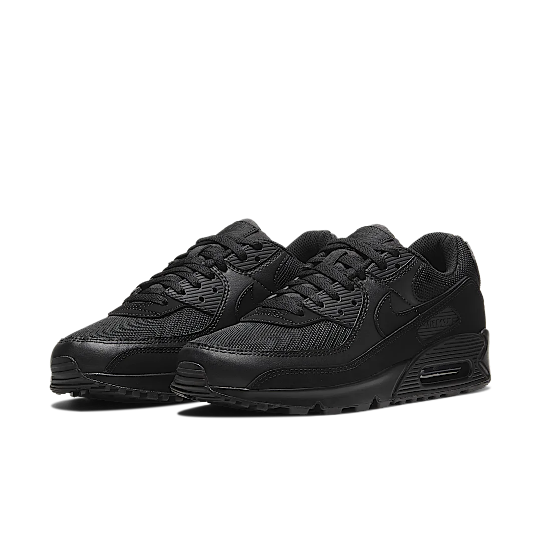 Overkicks - Nike Air Max 90 Recraft Triple Black (CN8490-003) - vista trasera