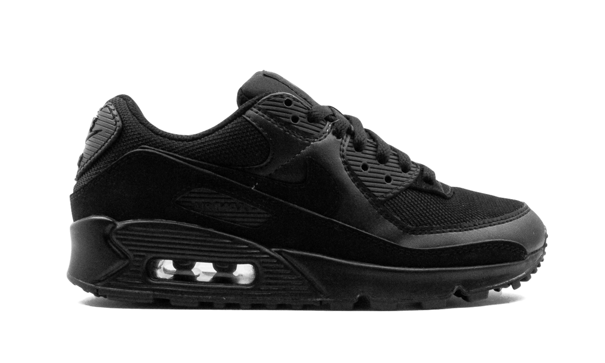 Overkicks - Nike Air Max 90 Recraft Triple Black (CQ2560-002) - detalle talón