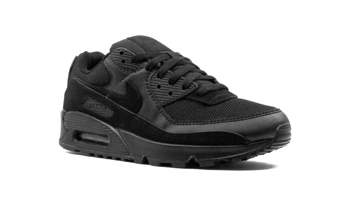 Overkicks - Nike Air Max 90 Recraft Triple Black (CQ2560-002) - detalle lateral interior