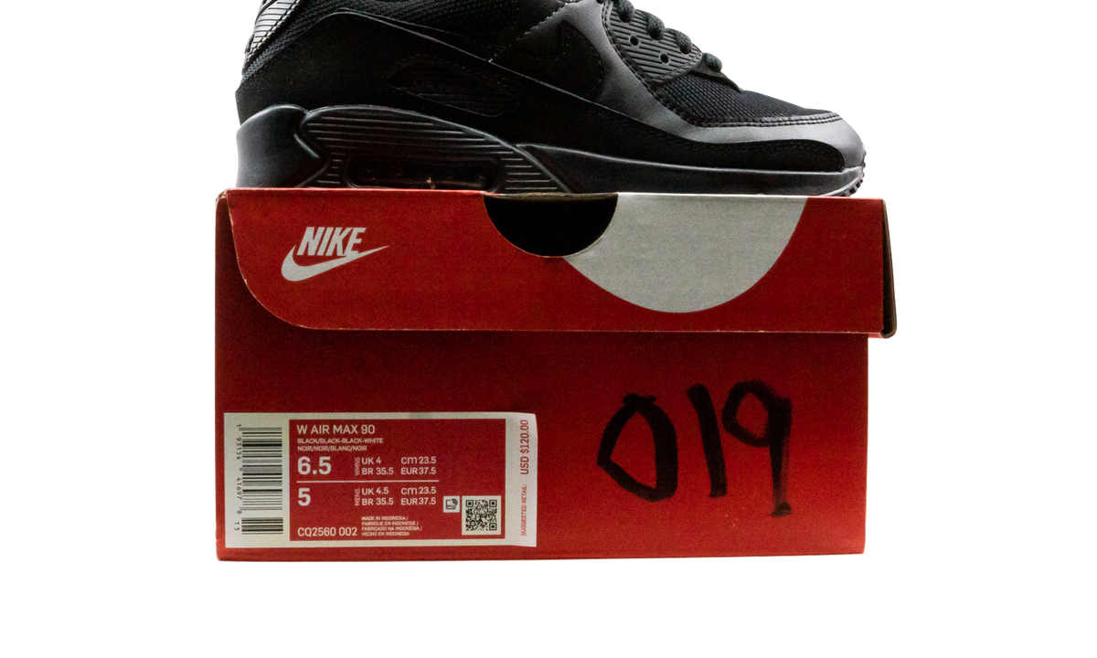Overkicks - Nike Air Max 90 Recraft Triple Black (CQ2560-002) - detalle
